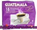 Café Molido De Tueste Natural En Monodosis De Origen Guatemala (100% Arábica) Auchan 18 Unidades 125 Gramos. Este Tipo De Capsulas De Café Son Para Máquinas De Monodosis Blandas.