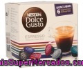 Café Molido De Tueste Natural Espresso Nescafé Dolce Gusto 12 Unidades. Este Tipo De Capsulas De Café Son Para Máquinas Dolce Gusto.