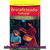 Cafe Molido Descafeinado Natural  Nº3 (medio), Hacendado, Paquete 500 G