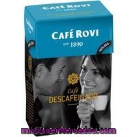 Café Molido Descafeinado Rovi, Paquete 250 G