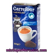 Café Molido Mezcla Descafeinado Carrefour 250 G.