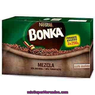Café Molido Mezcla Nestlé - Bonka 3x250 G.