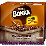 Café Molido Mezcla, Tueste Medio Y De Perfil Intenso Bonka De Nestlé 2 Unidades De 250 Gramos