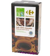 Cafe Molido Natural 100% Colombia Carrefour Bio 250 G.