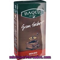 Café Molido Natural Baqué Gran Sabor, Paquete 250 G