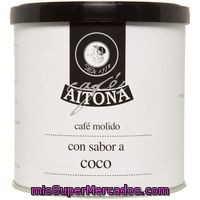 Café Molido Sabor A Coco Aitona, Lata 100 G