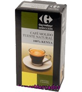 Café Molido Tueste Natural 100% Kenya Carrefour Selección 250 G.