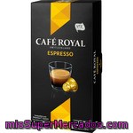 Cafe Royal Espresso Compatible Con Máquinas Nespresso 10 Cápsulas Estuche 50 G