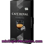 Cafe Royal Ristretto Café Expreso Corto Compatible Con Máquinas Nespresso 10 Cápsulas Estuche 53 G