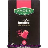 Café Sabor Intenso Baqué, Caja 10 Monodosis