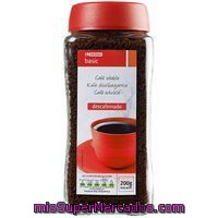 Café Soluble Descafeinado Eroski Basic, Frasco 200 G