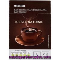 Café Soluble Natural Eroski, Caja 10 Sobres