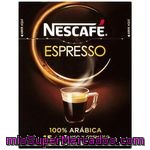 Café Solubre Espresso Nescafé, Caja 15 Sobres
