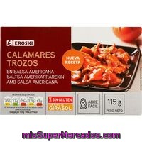 Calamar En Salsa Americana Eroski, Lata 115 G