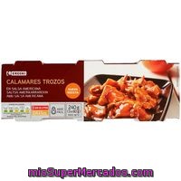 Calamar En Salsa Eroski, Pack 3x80 G