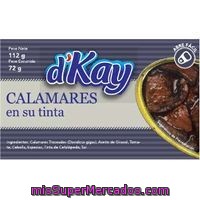 Calamar En Su Tinta Dkay, Lata 112 G