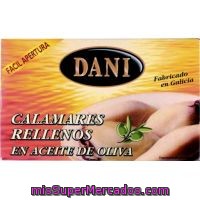 Calamar Relleno En Aceite De Oliva Dani, Lata 68 G