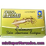 Calaramares En Aceite De Oliva Con Salsa América Ecológico Cabo De Peñas 65 Gramos