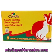 Caldo
            Condis Vegetal 8 Pastillas 85 Grs.