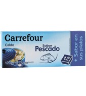 Caldo De Pescado En Pastillas Carrefour Pack De 12x10 G.