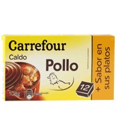 Caldo De Pollo En Pastillas Carrefour 108 G.