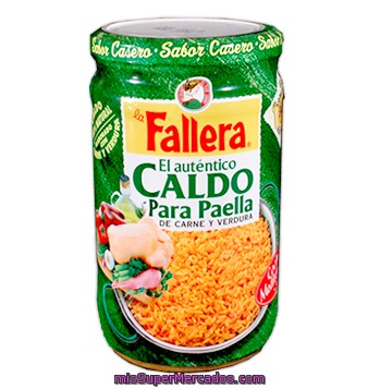 Caldo Liquido Paella, La Fallera, Tarro 600 Cc.