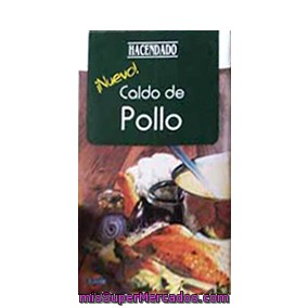 Caldo Liquido Pollo, Hacendado, Brick 1 L