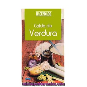 Caldo Liquido Verduras, Hacendado, Brick 1 L