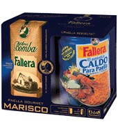 Caldo Marisco+300 Grms. Arroz Bomba Categoria Extra La Fallera 600 G.