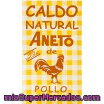 Caldo Natural De Pollo De Corral Con Verduras Aneto 1 Litro