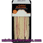 Calidad Artesana Sandwich De Jamón Y Queso Pieza 190 G