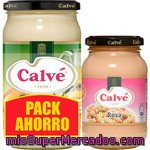 Calve Mayonesa Frasco 500 Ml + Salsa Rosa Frasco 225 Ml