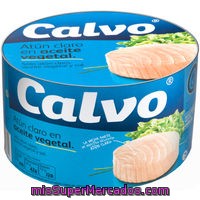 Calvo Atun Claro En Aceite Vegetal Lata 403 Grs