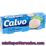 Calvo Atún Claro En Aceite Vegetal Pack 3 Latas 52 G Neto Escurrido