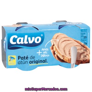 Calvo Pate Atun Claro Pack 2 Latas 165gr