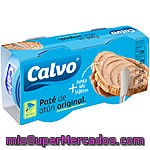 Calvo Paté De Atún Claro Pack 2 Lata 75 G Neto Escurrido