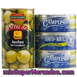 Campos Bonito Del Norte Pack 3 Latas 104 G Neto Escurrido