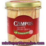 Campos Lomos Extra De Atún Claro En Aceite De Oliva Frasco 220 G Neto Escurrido