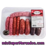 Campovilla Surtido Barbacoa Ibérica De Chorizo Rojo Y Criollo Bandeja 750 G