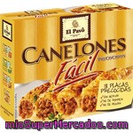 Canelones (pasta Alimenticia, De Calidad Superior, Laminada, Precocida Y Desecada) El Pavo 12 Placas 80 Gramos