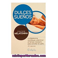 Capsulas Dulces Sueños Con Melatonina ***novedad***, Deliplus, Caja 30 U