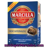 Capsulas
            Marcilla Descafeinado 10 Uni