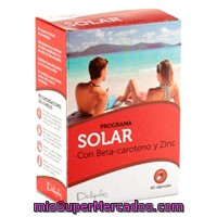 Capsulas Programa Solar (preparacion Piel) Con Betacaroteno Y Zinc, Deliplus, Caja 40 U