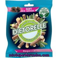 Caramelo De Regalíz Con Stevia Dietorelle, Bolsa 70 G