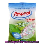 Caramelo Mentolado Con Edulcorantes Con Sabor A Eucalipto Respiral 110 G.