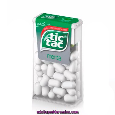 Caramelo Tic Tac Menta, Tic Tac, Caja 18 G