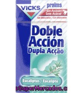 Caramelos Para La Garganta Praims Doble Accion Plus C Vicks 40 G.