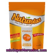 Caramelos Sabor Naranja Sin Glutén Naturolas 100 G.
