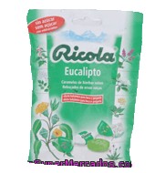 Caramelos Sin Azúcar Eucalipto Ricola 70 G.