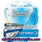 Cargador De Afeitar Wilkinson Hydro 3, Pack 8 Unid.
